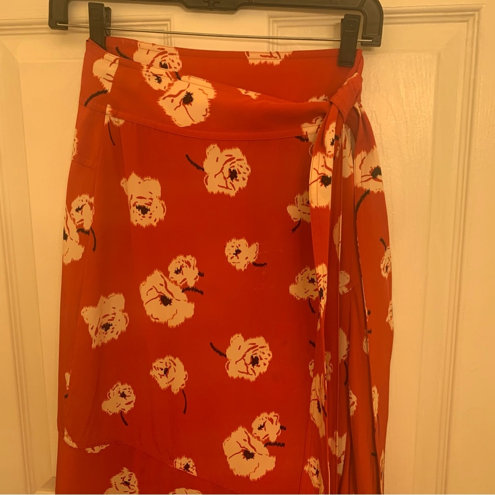 DEREK LAM 10 CROSBY silk wrap skirt - Picture 7 of 11
